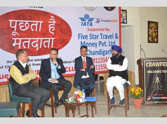 'Puchta hai Matdata' organised at Chandigarh Press Club (Watch Video)