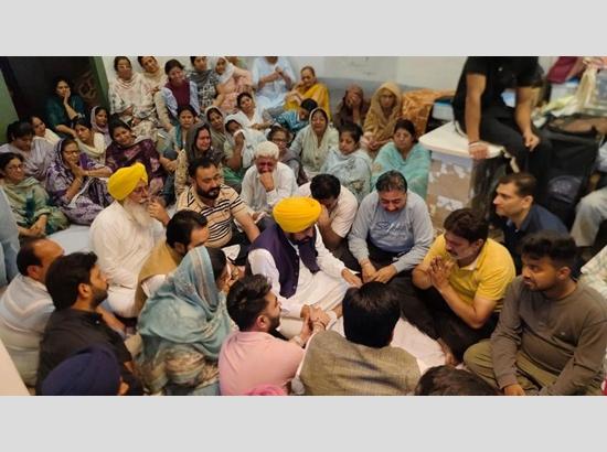 Punjab CM Mann visits Jagraon, consoles Mathura boat tragedy victims’ families; Assures full support
