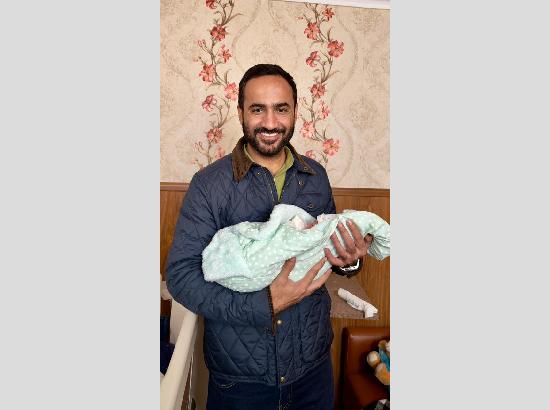 MP Meet Hayer, wife Gurveen Kaur blessed with a baby boy