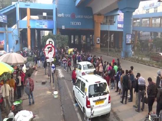 As fresh curbs set in, long queues seen outside metro stations in Delhi
