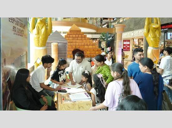 CP67 Mall’s 'Mysteries of Egypt' installation records spike in visitor turnout in Mohali