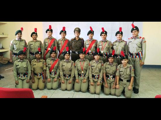 5th Girls Battalion Punjab NCC Volunteers get promotion