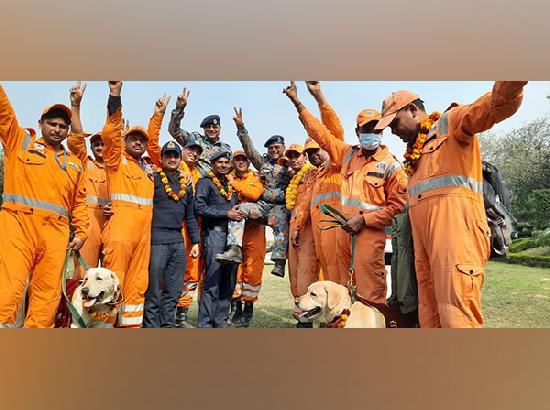 NDRF's 47 rescuers with dog squad return from 10-day ops in earthquake-hit Turkey; 54 memb
