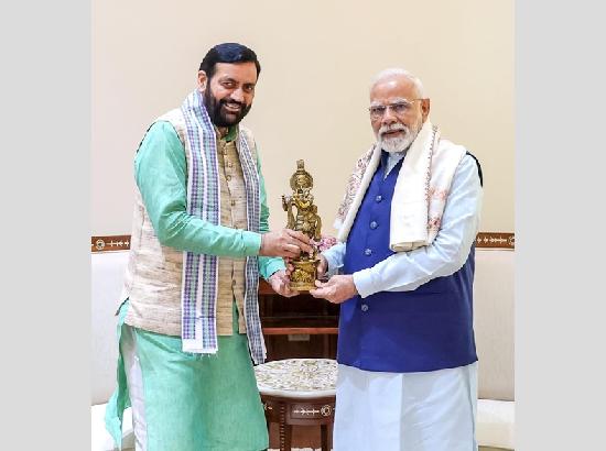 Haryana CM Saini calls on PM Modi