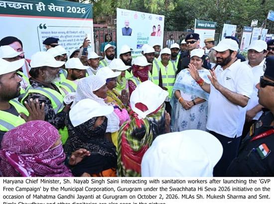 Gurugram launches ‘GVP-Free Campaign’, Targets making 21 garbage-vulnerable points clean in 10 days