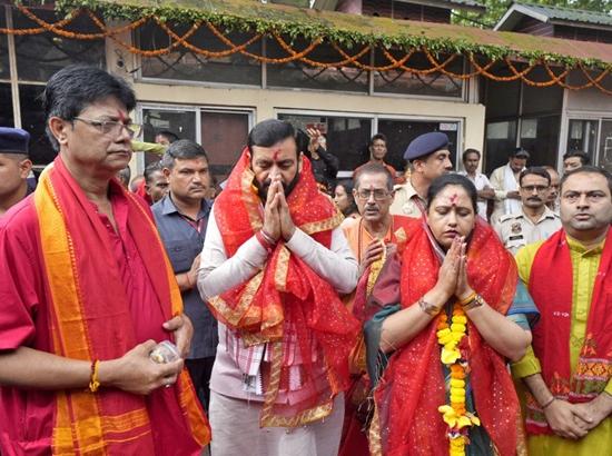 Haryana CM Saini pays obeisance at Kamakhya Temple Guwahati; prays for state development