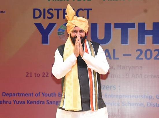 Youth will play key role in building a developed India -Haryana CM Saini