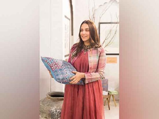 Neha Dhupia Launches myTrident's Super Luxury Collection under brand name LUXEHOME from the house of myTrident