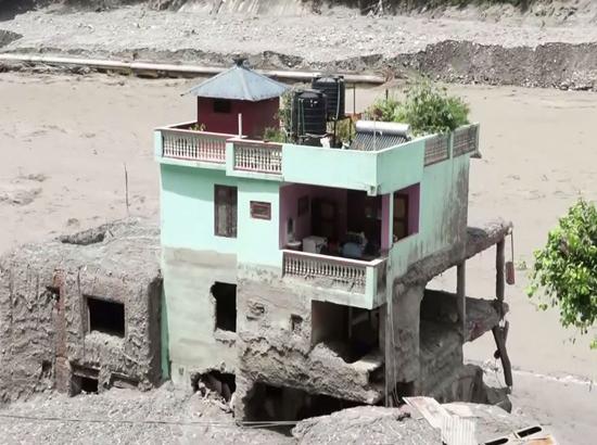 How did this house survive Nepal’s devastating flood? One home stands amid the ruins