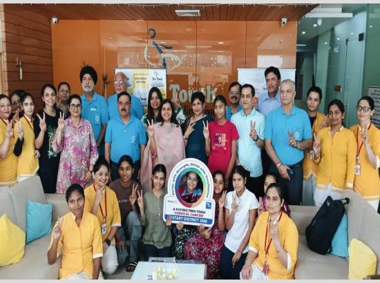Fifty (50) young underprivileged girls vaccinated against cervical cancer

