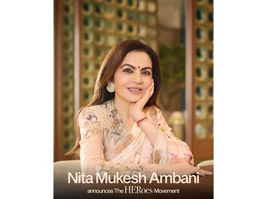Nita Ambani launches 'HERoes' movement on International Women's Day 2026