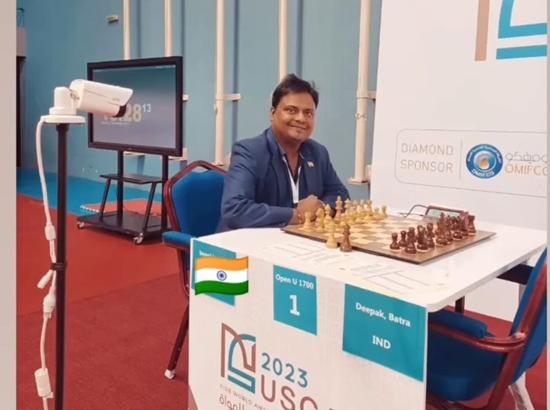 Nitin Rathore to represent India at FIDE World Amateur Chess Championship 2024 at Greece