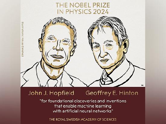 Nobel Prize in Physics awarded to John Hopfield, Geoffrey Hinton for discoveries that enable machine learning