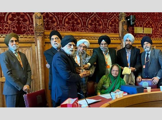 Global Sikh Council honours Lord Indarjit Singh with lifetime achievement award