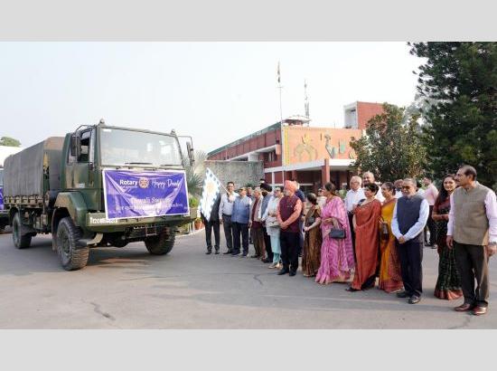 Punjab Governor flags of Rotary’s Diwali gift for Jawans
