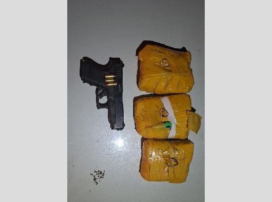 NCB Seizes 1.538 kg Heroin along with a Glock Pistol and Live Rounds in Fazilka, Punjab: Three Apprehended
