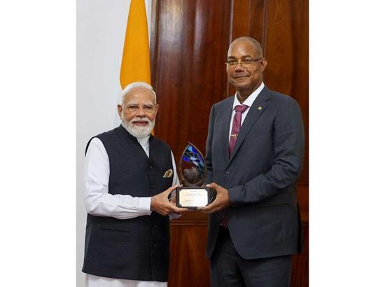 'Steering the climate tide': Why PM Modi received Seychelles' 'Guardian of the Blue Horizon' award