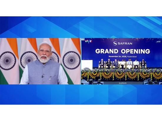 PM Modi inaugurates India's first global MRO facility in Hyderabad