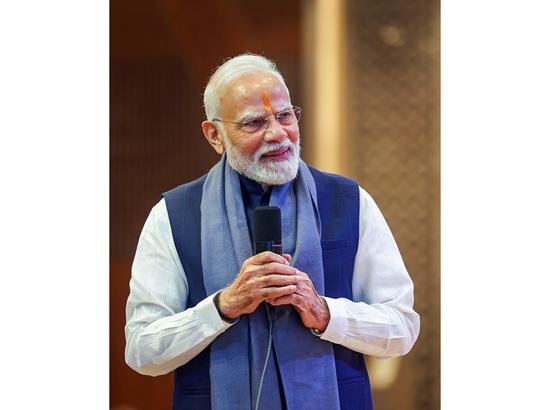 “Service to people leads to service to nation”: PM Modi says he will remain dedicated to serving people till his last breath