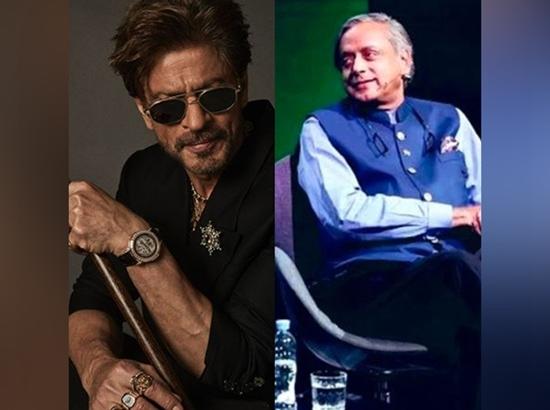 Shah Rukh Khan thanks Shashi Tharoor for a 