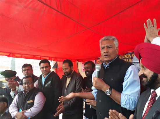 Punjab Congress led by Jakhar joins Ludhiana industries protest against demonetisation