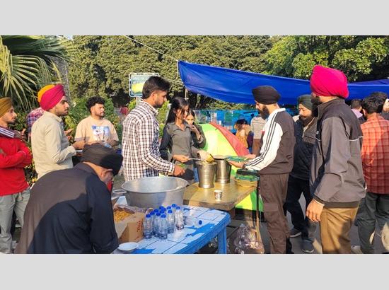 PU protest transforms into 'Food Sewa Hub' amid Senate poll demand; View Pics Also