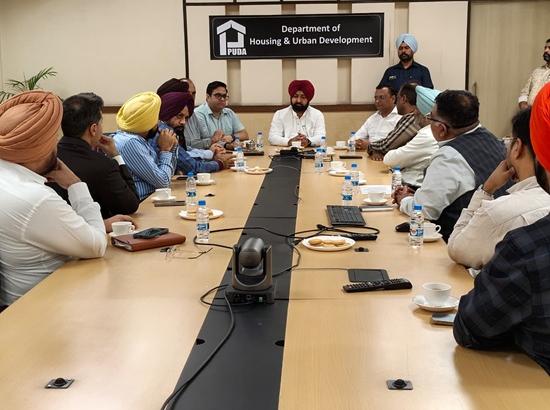 Punjab Govt holds maiden meeting of sector-specific committee to boost real estate growth: Minister Mundian
