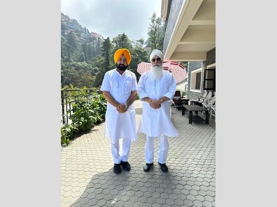 New Punjab minister Mundian meets Dera Beas Head Gurinder Dhillon