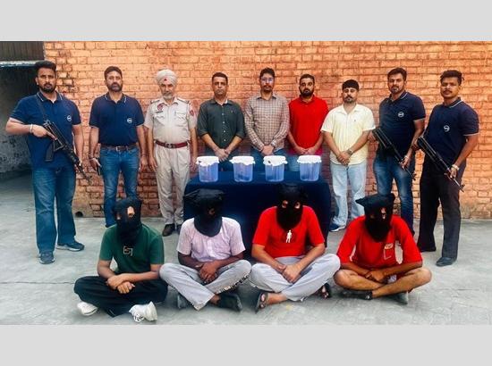 Punjab Police foils dacoity bid with bust of Jassa Burj Gang; kingpin among 4 held, 4 pistols recovered 