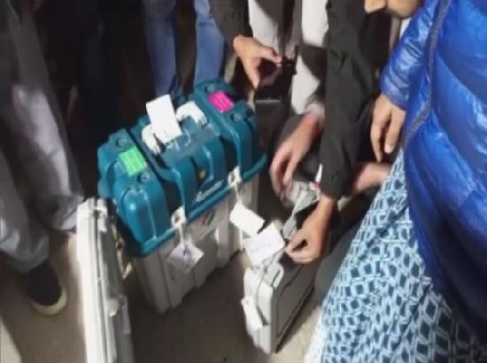 Himachal election: Polling party suspended after EVMs found in a private vehicle in Shimla
