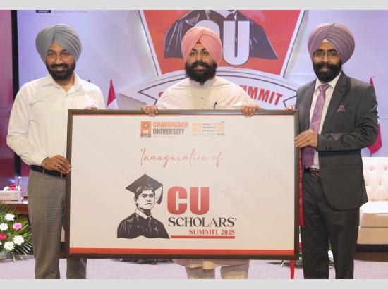 Startups Are Key to India’s Rise as a Superpower: Harjot Bains at CU Scholars’ Summit 2025

