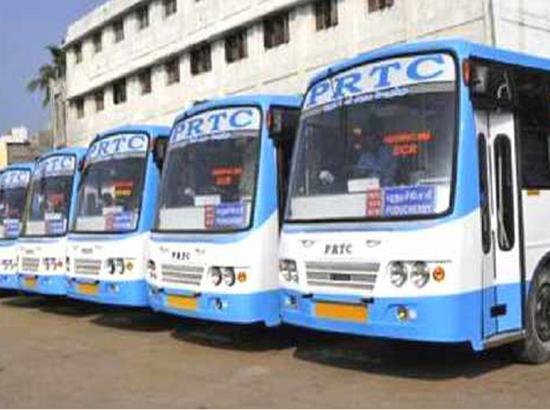 PRTC-PUNBUS Buses to remain off the road for two hours today January 6