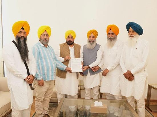 CM Mann meets SAD (Punar Surjeet) delegation over demand for SIT probe