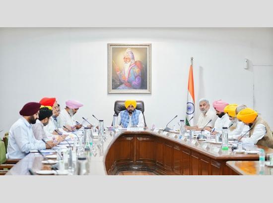 Punjab Cabinet meeting on March 29