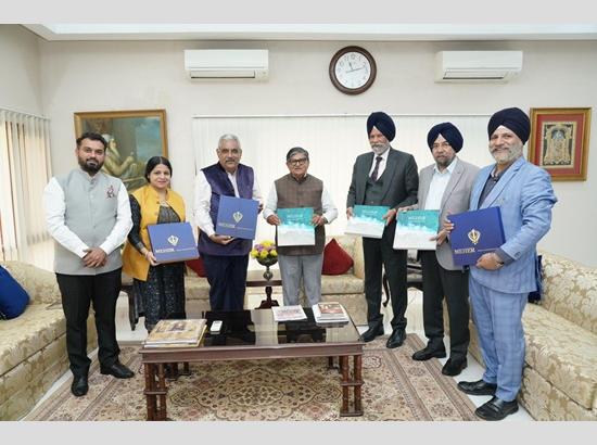 Punjab Governor Kataria releases Manish Media's 62nd coffee table book