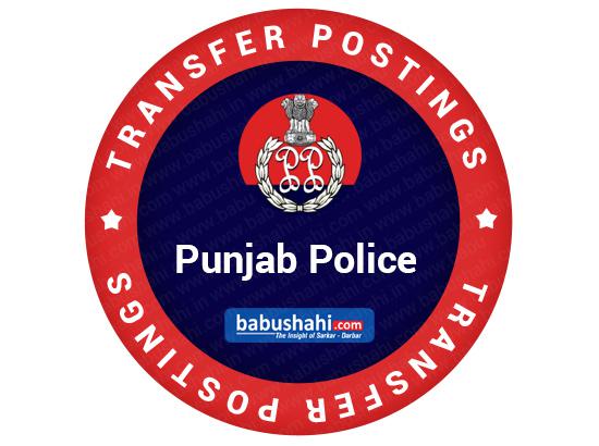 Five Punjab Police Officers Transferred