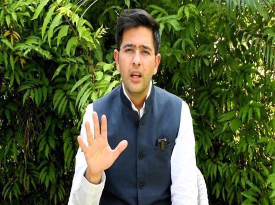 AAP removes Raghav Chadha as Deputy Leader in Rajya Sabha