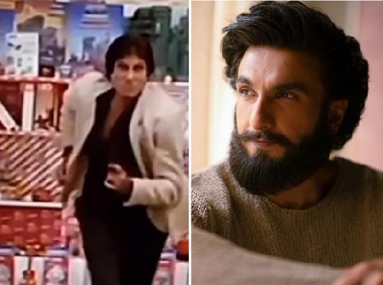 Ranveer Singh gushes over Amitabh Bachchan's 