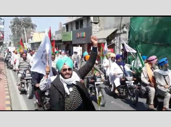 SAD(A) organizes 30-km Motorcycle Rally in Ferozepur to support  farmer’s protests  