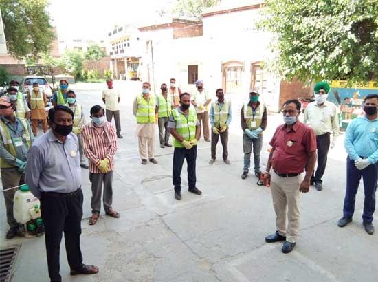 Local Govt organizes sanitation campaign for their staff under 'Mission Faith'
