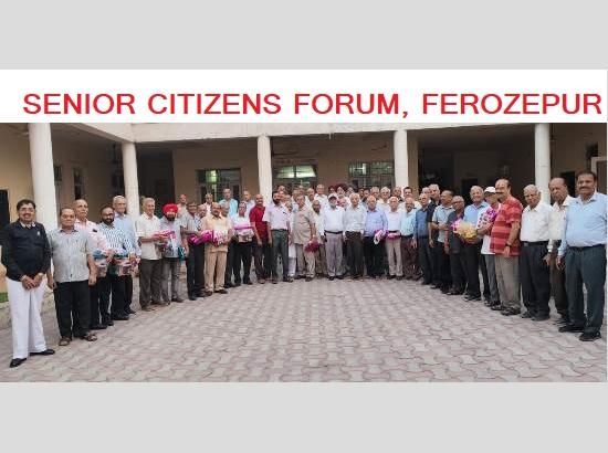 Senior Citizens Forum, Ferozepur hosts pre-Diwali monthly gathering at Baghban