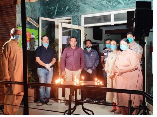 Rana Hospital Sirhind along with SDM lighted the diyas
