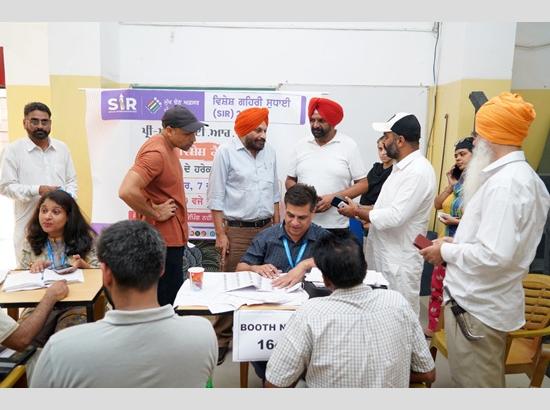 Punjab crosses 85% Voter Mapping under SIR as nearly 1 lakh voters during statewide 1-day Special camps