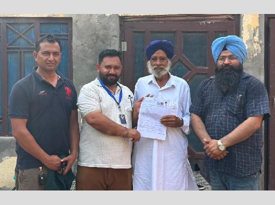 Veteran Athlete, 104, and wife, 100 join SIR voter drive in Ferozepur