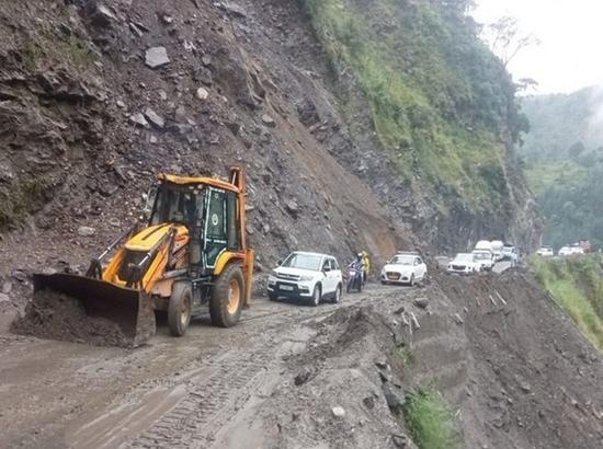 Uttarakhand: Badrinath Highway reopens after seven-hour closure following landslide in Rudraprayag