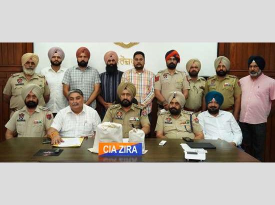 Over 100 kg  of heroin seized in Ferozepur since March; Fresh 3.5 Kg recovery 