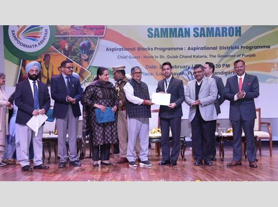 Moga district tops Punjab in NITI Aayog’s Sampoornata Abhiyan