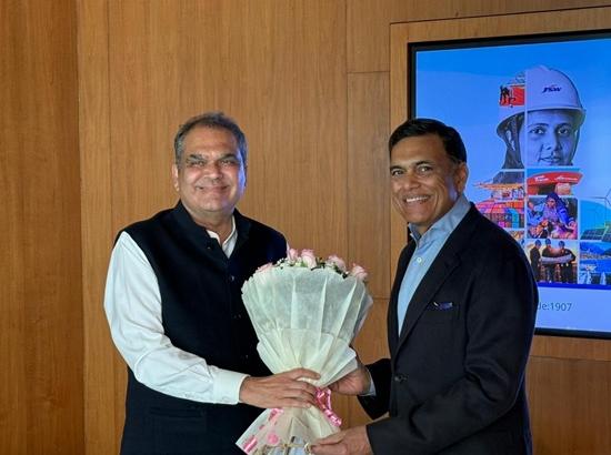 Minister Sanjeev Arora meets Industrialist Sajjan Jindal; Rs 1,500 crore investment announced for steel sector in Rajpura