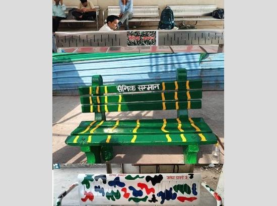 OPERATION SINDOOR : Railway salutes soldiers with ‘Sainik Samman’ benches at stations