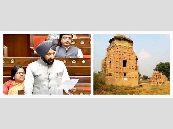 MP Satnam Sandhu appeals Union Govt to take up preservation, restoration work of historic Diwan Todar Mal’s Jahaj Haveli in Sirhind